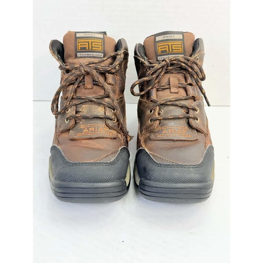Ariat Terrain ATS Hiking Boots Brown Leather Men's 7.5D Style 10016378